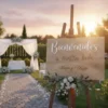 Cartel de Bienvenida Personalizado - La Primera Impresión de Vuestra Boda