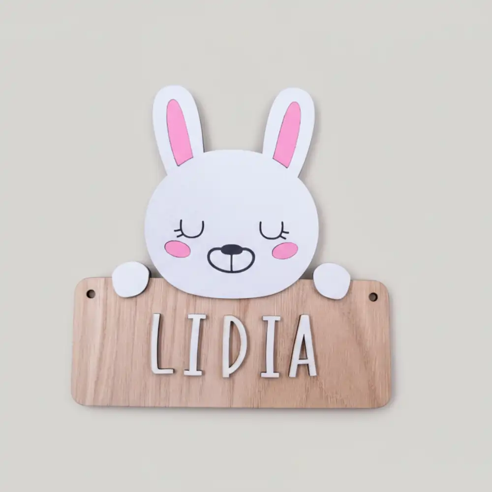 Carteles de Madera Animales del Bosque - El Toque Mágico para su Habitación - Imagen 8