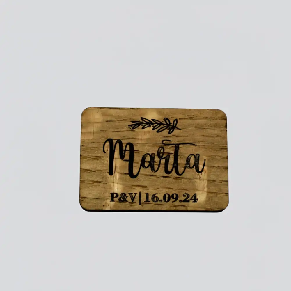 Marcasitios Personalizado de Madera - El Detalle 2 en 1 que Enamorará a tus Invitados - Imagen 4